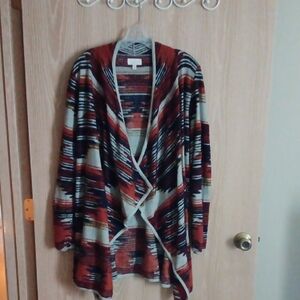 Lucky Brand Multicolor Striped Cardigan